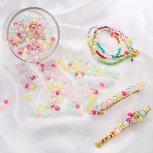 Акриловое украшение-шарик ручной работы, бусины, браслет, ожерелье, аксессуары, DIY