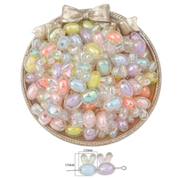 Голова кролика AB прозрачная 15х12мм 20 шт.