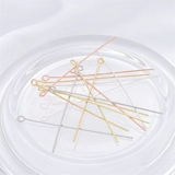 Игла для бисера ручной работы, китайская шпилька, серьги, аксессуары, 14 карат, 18 карат, DIY