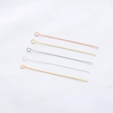 Игла для бисера ручной работы, китайская шпилька, серьги, аксессуары, 14 карат, 18 карат, DIY