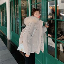 Cotton-padded jacket 2021 new female ins cotton-padded Korean version of loose winter padded student short down cotton-padded jacket coat