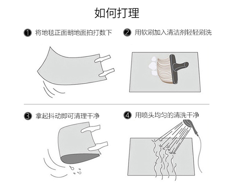 Bắc Âu cá tính ins gió lưới màu đỏ xu hướng thảm phòng ngủ đầu giường phòng khách đầy đủ màu xanh lá cây bàn trà thảm thảm nhà bếp - Thảm thảm trải sàn nhà