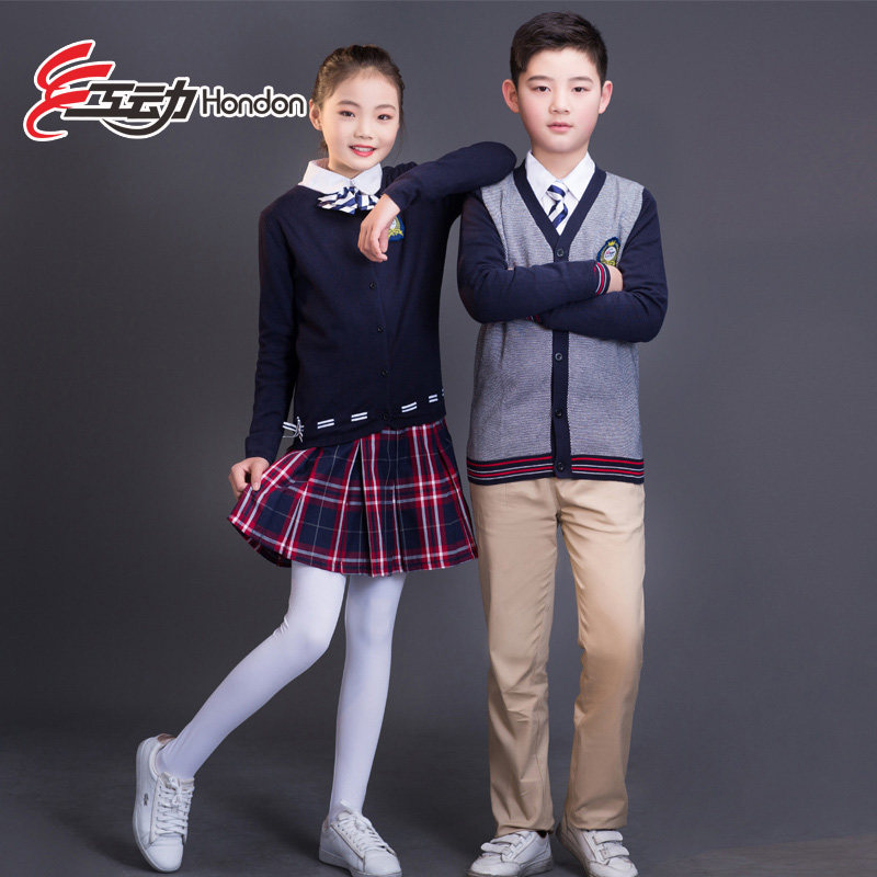Yinglun School Uniform Suit Spring Autumn Clothes Men And Women Student Group Purchase Class Clothes Five Sets Campus Comfort Fashion Customizable