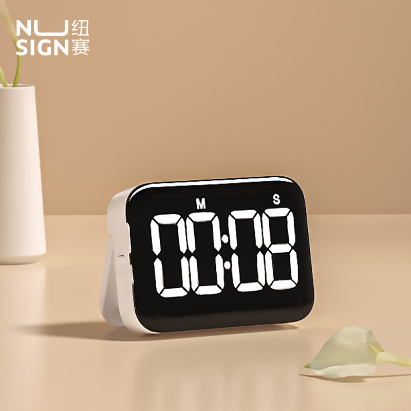 nussign Newstimer Timer Kitchen Timer Reminder Children Students to study Self-discipline Learning alarm clock stopwatch-Taobao