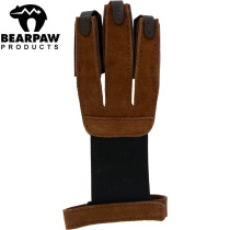 70011 Bearpaw Germany imported bear claw archer archer arrow and arrow protection finger three fingers leather gloves