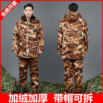 Military cotton big clothes camouflated cotton clothes mens winter medium cotton clothes thickened anti-cold and warm Northeast strain cotton padded jacket