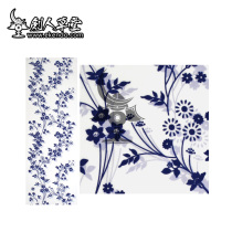 (Kenren Cottage) (Print) Kendo headscarf dyed headscarf Japanese headscarf (Japanese hair)