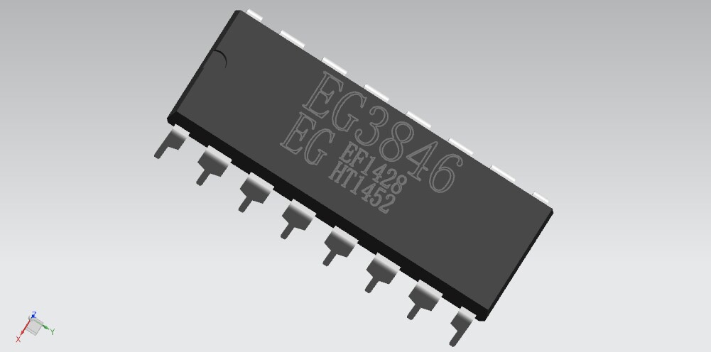 The EG3846 push-pull switching power supply PWM current type driver ...