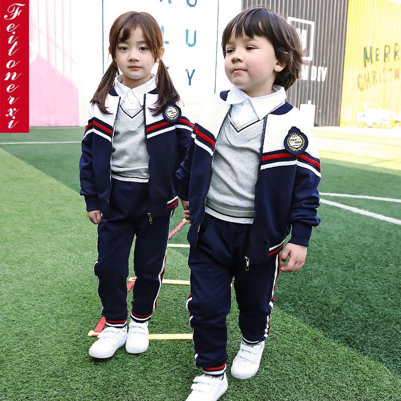 Kindergarten Garden Clothing Spring Autumn Suit Elementary And Middle School Children's School Uniforms Children Banfu Yinglun Wind's Costume Sportswear children