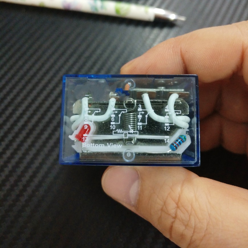 Domestic copper point LY4NJ electromagnetic intermediate relay JQX-13F 4Z four group 10A 14 foot HH64P