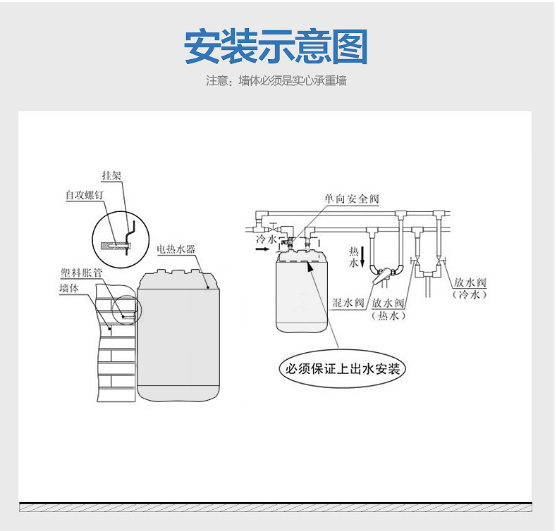 bình nóng lạnh ariston 15l AUX / Aux SMS-6.6P9 lưu trữ kho nước nhà bếp nhỏ nóng và nóng 6L - Máy đun nước bình nóng lạnh olympic