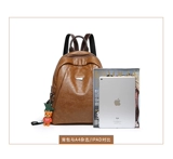 Вместительная и большая сумка через плечо, кожаный универсальный школьный рюкзак для отдыха для путешествий, из натуральной кожи, 2019, в корейском стиле