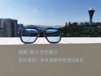 Рама + 1,60 показатель преломления становится синей линзой