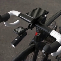 Road bike three-in-one bracket aluminum alloy mobile phone navigation rack code meter bracket sports camera mountain bike light accessories