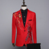 Trang phục sequin mới trang phục nam sân khấu phù hợp với phù hợp với nam chủ nhà ca sĩ trang phục vest cưới Suit phù hợp