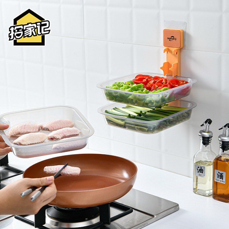 Kitchen matching dishes Multi-layer lattice shelves Placing Dish Containing layer Shelf Dish Hot Pot Tableware Multifunction Superimposing dishes