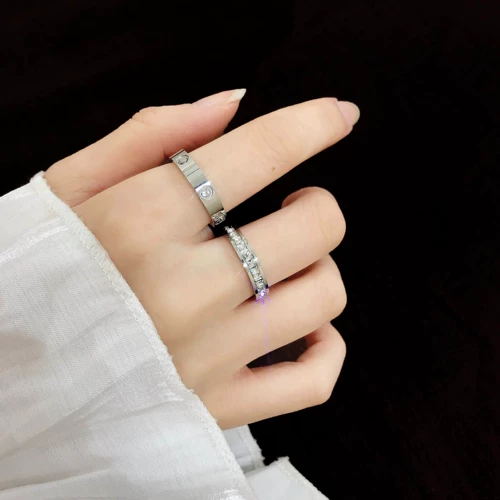 Tide, небольшое дизайнерское модное кольцо для влюбленных, цирконий, на указательный палец, легкий роскошный стиль