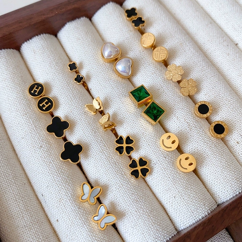 Маленькие изысканные серьги для сна из нержавеющей стали, коллекция 2023