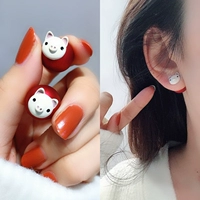 3201 Серьги красной свиньи