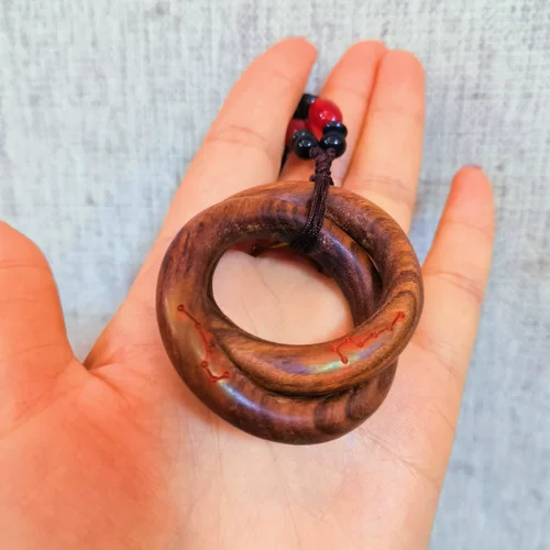 Маленький браслет из старинного материала, подвеска, резное ожерелье ручной работы