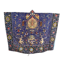 Sapphire blue restoration of the old Qing Dynasty robes Taoist robes high-level robes Taoist priest uniforms Xiaotai robes sutra robes Taoist robes