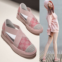 Small ckerwin xie brand Star of the same paragraph cool xie Rome fisherman xie summer breathable sponge cake xie platform female xie