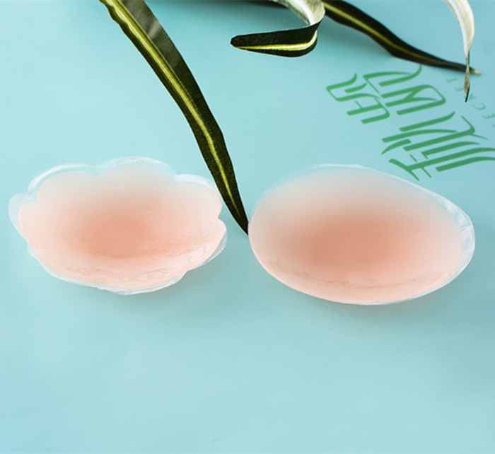 Dán sữa chống va chạm vô hình liền mạch dán ngực phụ nữ nam tái sử dụng núm vú bơi silicone dán quầng vú mỏng - Nắp núm vú dán ngực đẹp