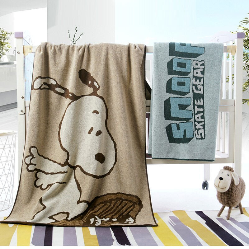 Golden Snoopy Pure Cotton Bath Towel, Soft, Absorbent, Comfortable, Enlarged and Thickened, Cute Cartoon Design Sn3047A, Free Shipping Golden Snoopy Pure Cotton Bath Towel, Soft, Absorbent, Comfortable, Enlarged and Thickened, Cute Cartoon Design Sn3047A, Free Shipping