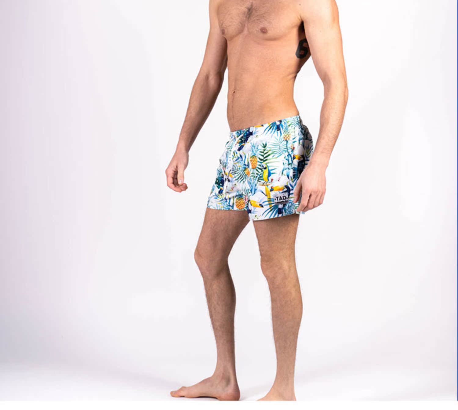 TADDLEE quần đi biển quần short nam đi biển kỳ nghỉ khô nhanh quần mùa xuân bơi quần thủy triều lỏng lẻo - Quần bãi biển 	quần áo đi biển giá rẻ	