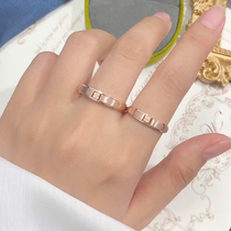 Art Qi Jewelry 18K Gold Wedding Diamond to ring 1314 Rotating Masonry custom drilling of female couples to the ring