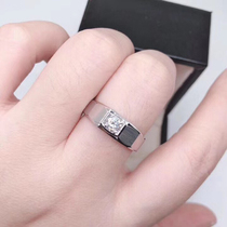 Yiqi Jewelry 18K Gold Courting Wedding Men Drill Ring Naked Drill to Ring Custom Platinum Real Diamond Ring Men