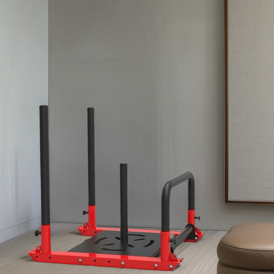 Gym Sled Push-Pull Cart Commercial Track and Field Weight-Bearing Running Resistance Energy Training Personal Training Studio Equipment