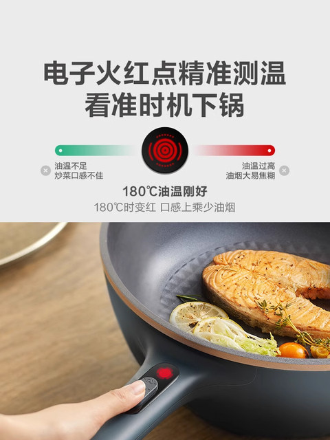 Supor Electric Frying Pan, Multi-Functional Household Steaming, Cooking, Frying, and Stir-Frying All-In-One Plug-In Electric Hot Pot, Non-Stick Electric Cooking Pot