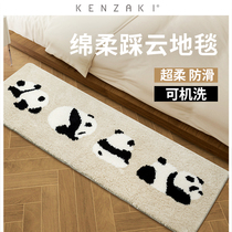 Machine washable bedroom bedside blanket giant panda penguin living room sofa room tatami non-slip childrens carpet