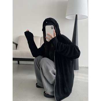 Tencel cool thin loose sun protection sweatshirt for women summer