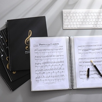 Score folder Music piano score cute expandable a4 data book folder Sub-multi-layer file loose leaf insert
