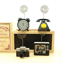 Small clip fixed Post-it memo artifact desktop Post-It note clip clip eye-catching photo clip message pendulum