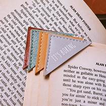 Anti-book curling corner protector this protective cover clip textbook bag photo first grade school Fashion Net red anti-curling edge