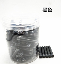 Ink capsule Erasable pure blue ink Blue black student pen replaceable pen capsule ink cartridge 100 ink tubes   
