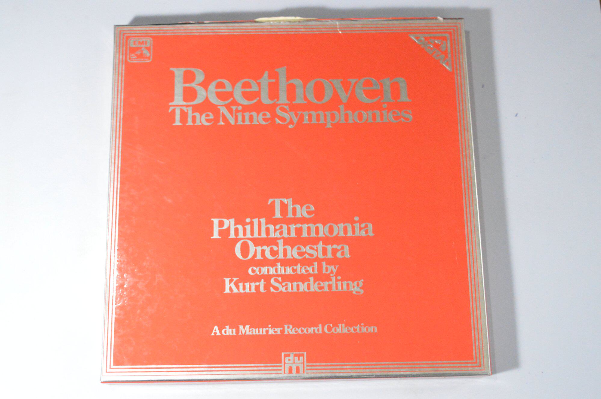 Beethoven Symphony Full Set Sandlin Sanderling EMI Kit Fine Black Glue 8LP-Taobao