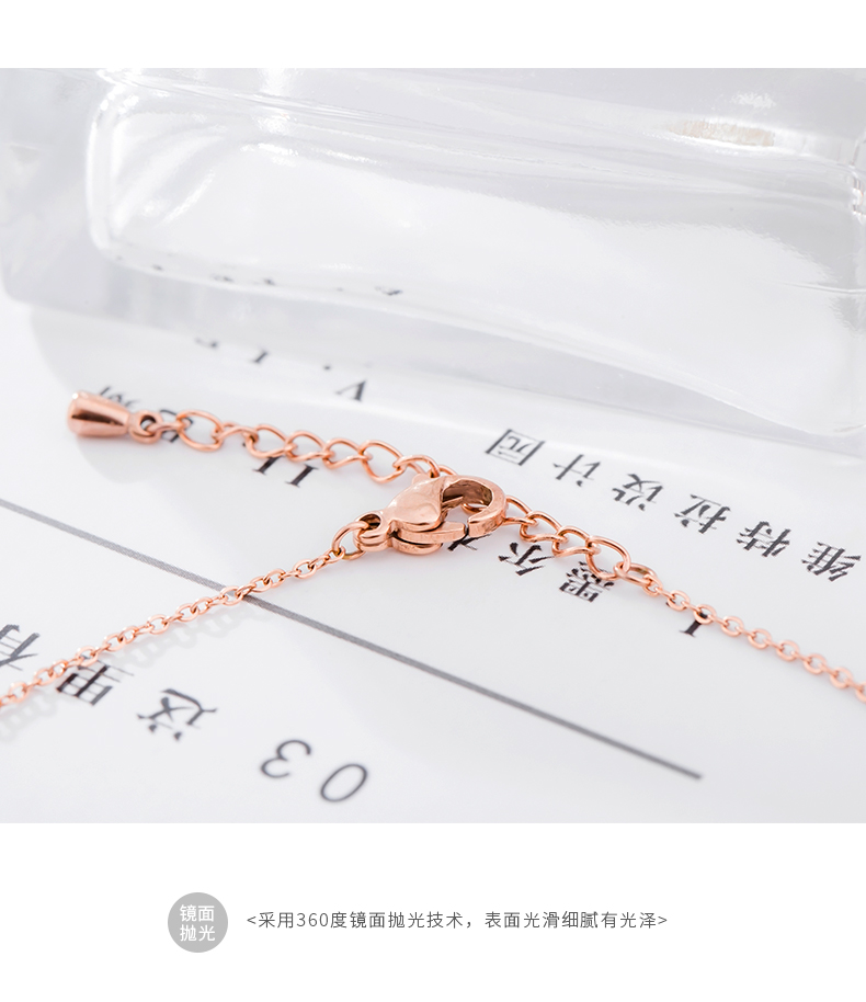 Điểm tạo một phiên bản Hàn Quốc của hoa hồng vàng nhỏ màu đỏ vòng chân nữ đơn giản gợi cảm đột quỵ đào titan thép mắt cá chân vòng chân trang sức chuỗi vòng chân nữ đẹp