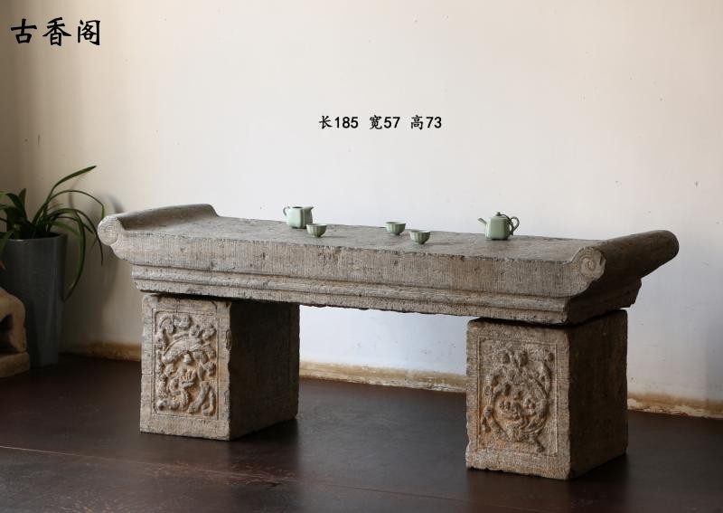 古玩真品：庭院石雕石桌，如何选择与摆放？🌿-石雕-淘宝好物网