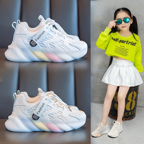 Hongxing Elk leads womens shoes 21 years of summer new sports leisure white shoes breathable net father womens shoes
