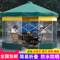  Outdoor folding yurt tent Farmhouse Restaurant Hotel Resort stall canopy Disaster relief project accommodation