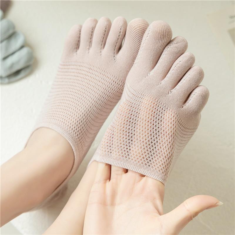 Five-Toe Socks for Women, Pure Cotton, Ultra-Thin, Breathable, Odor-Resistant, Low-Cut Toe Socks for Spring and Summer Five-Toe Socks for Women, Pure Cotton, Ultra-Thin, Breathable, Odor-Resistant, Low-Cut Toe Socks for Spring and Summer