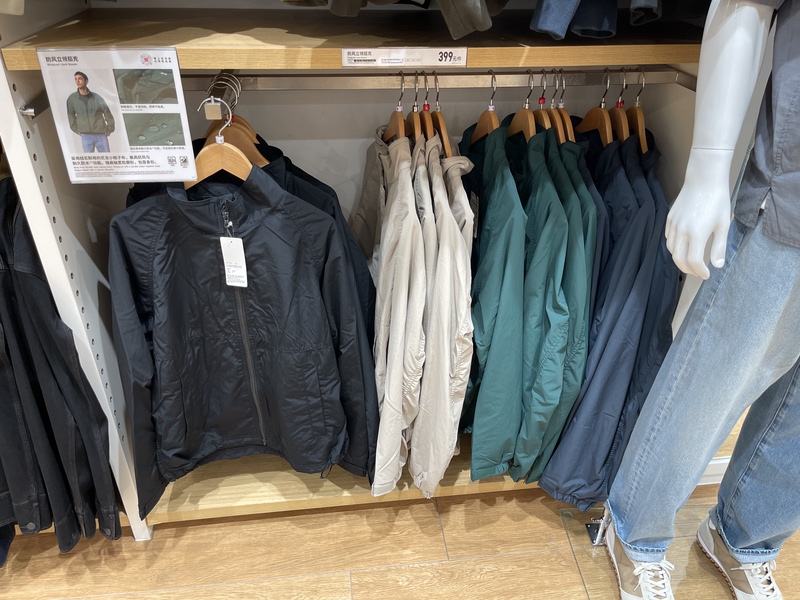 Windproof Stand-Collar Jacket for Men and Women/Outwear Jacket 486167 Uniqlo Genuine Product Purchase