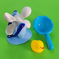 Childrens beach bathing water pressure and fall infant soft rubber runner windmill swimming turtle duckling suit toy