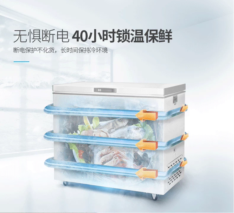 Meiling BC / BD-208DT cửa hàng đông lạnh tủ lạnh nhỏ hộ gia đình thương mại