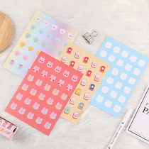 Korean cute cartoon hand account sticker decoration small pattern set Net red ins Wind girl heart account material mobile phone case diy hand account small sticker sticker sticker paper