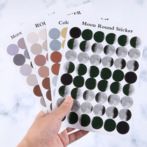 Color round sticker paper sorting mark logo sticker sticker sticker Handbook Total Solar Eclipse Process hand account dot sticker label decoration small pattern mobile phone ins Wind note sticker